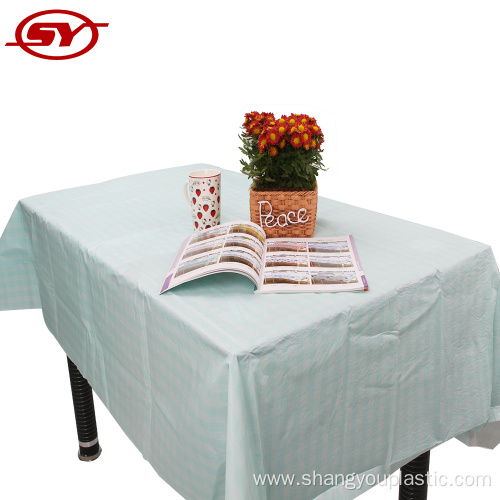 holiday vinyl tablecloth with flannel back
